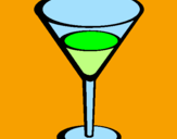 Disegno Cocktail pitturato su ary