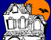 Disegno La Casa del mistero  pitturato su FRANCJ