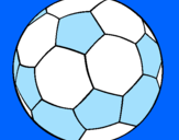 Disegno Pallone da calcio II pitturato su Antonio