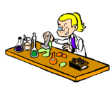 Disegno Tecnico di laboratorio  pitturato su chimico