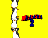 Disegno Madagascar 2 Pinguino pitturato su Tommaso