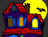 Disegno La Casa del mistero  pitturato su ELISA