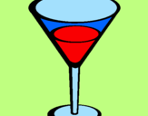 Disegno Cocktail pitturato su DA : MARIACHIARA