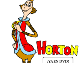 Disegno Horton - Sindaco pitturato su VALE