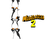 Disegno Madagascar 2 Pinguino pitturato su giuseppe
