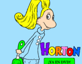 Disegno Horton - Sally O'Maley pitturato su futura                   