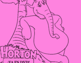 Disegno Horton pitturato su lo miras sos un put y vol