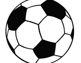 Disegno Pallone da calcio II pitturato su LUCA B