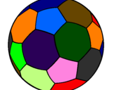 Disegno Pallone da calcio II pitturato su giuseppe
