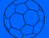 Disegno Pallone da calcio II pitturato su beatrice