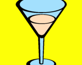 Disegno Cocktail pitturato su francy