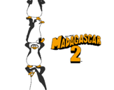 Disegno Madagascar 2 Pinguino pitturato su giuseppe