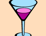Disegno Cocktail pitturato su aio
