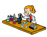 Disegno Tecnico di laboratorio  pitturato su Science