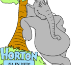 Disegno Horton pitturato su giuliana