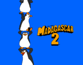 Disegno Madagascar 2 Pinguino pitturato su Tommi.T