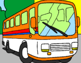 Disegno Bus pitturato su autobus