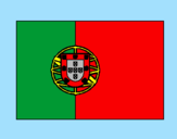 Disegno Portogallo pitturato su mateo