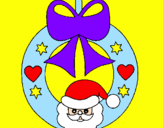 Disegno Decorazione natalizia  pitturato su giuliano 7