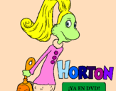 Disegno Horton - Sally O'Maley pitturato su GSUPER