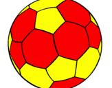 Disegno Pallone da calcio II pitturato su CATERINA