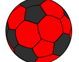 Disegno Pallone da calcio II pitturato su ale