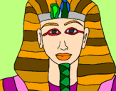 Disegno Tutankamon pitturato su andreea_betz