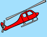 Disegno Elicottero giocattolo pitturato su franci