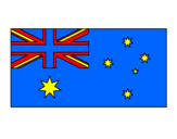 Disegno Australia pitturato su giada