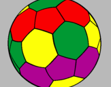 Disegno Pallone da calcio II pitturato su READDOO