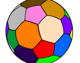 Disegno Pallone da calcio II pitturato su alessia esposito