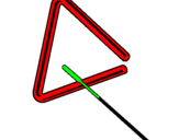 Disegno Triangolo pitturato su giovanna