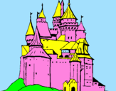 Disegno Castello medievale  pitturato su vanessa maciel