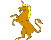 Disegno Unicorno pitturato su federica