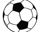 Disegno Pallone da calcio II pitturato su FOCE NUOVA B