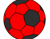 Disegno Pallone da calcio II pitturato su GIUSEPPE