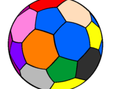 Disegno Pallone da calcio II pitturato su RICCARDO