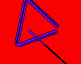 Disegno Triangolo pitturato su giada  tanzarella