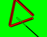 Disegno Triangolo pitturato su GIAM