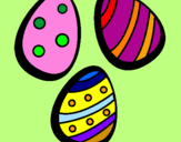 Disegno Uovo di Pasqua IV pitturato su beatrice uovo