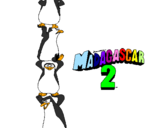 Disegno Madagascar 2 Pinguino pitturato su Giorgia