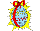 Disegno Uovo di Pasqua brillante pitturato su mattia corvaglia
