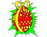 Disegno Uovo di Pasqua brillante pitturato su zio Giangi