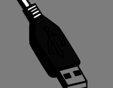 Disegno USB pitturato su ANGELO      tanbo