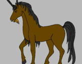 Disegno Unicorno II pitturato su andreai