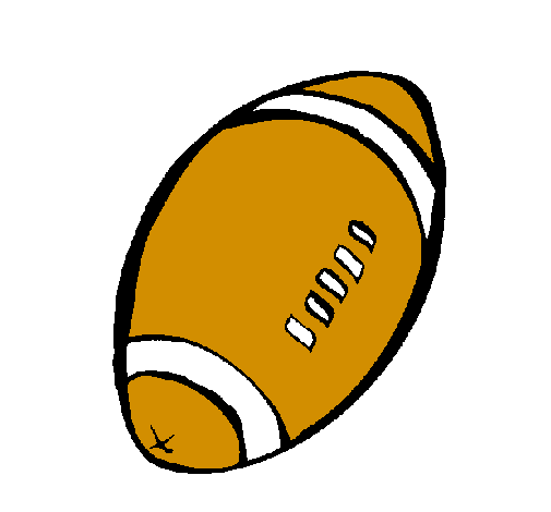 Disegno Pallone da calcio americano colorato da Utente non registrato il 27 di Aprile del 2011