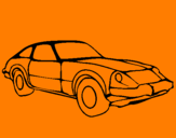 Disegno Auto sportiva  pitturato su tg6e5g7