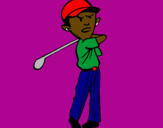 Disegno Golf pitturato su LUDOVICO