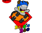 Disegno BoogieBoo pitturato su rene