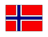 Disegno Norvegia pitturato su luca